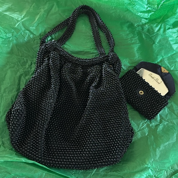 Corde Bead black evening bag - Picture 2 of 2